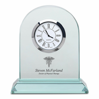 Physical Therapist Personalized Dome Shaped Crystal Desk Clock