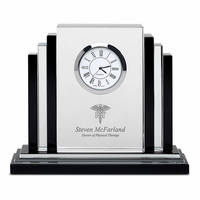Physical Therapist Personalized Step Design Premier Crystal Clock