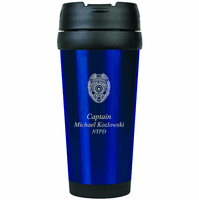 Police Officer's Personalized Travel Coffee Mug