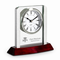 Prestige Collection Nurse Theme Personalized Rosewood, Glass & Steel Desktop Clock