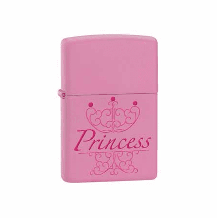 Princess Pink Matte Zippo Lighter - ID# Z276