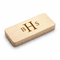 Roman Monogram Elegance Collection Maple Wood Ballpoint Pen & Fountain Pen Set