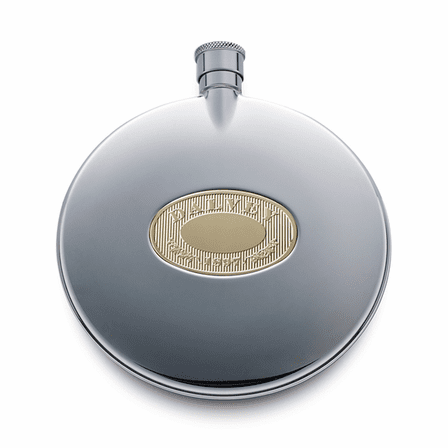 Round Flask with Gold Accent by Dalvey