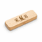 Script Monogram Theme Laser Engrave Bamboo Pen and Box Set