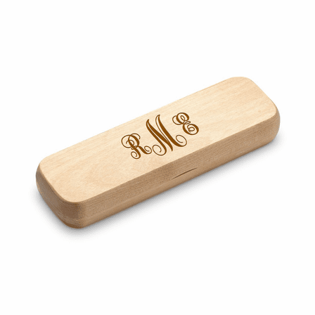 Script Monogram Perrsonalized Maple Wood Pen & Letter Opener Set