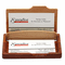 Script Monogram Pocket/Desktop Business Card Holder