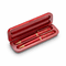 Script Monogram Theme Personalized Cherry Finish Pen and Pencil Set