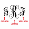 Script Monogram Theme Personalized Cherry Finish Pen and Pencil Set