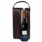 Single Wine Bottle Leather Carrier & Presentation Case