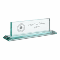 Space Force Theme Personalized Personalized Crystal Desktop Name Plate