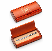 Split Monogram Theme Personalized Diamond Cut Ballpoint Pen Gift Set