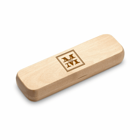 Split Monogram Perrsonalized Maple Wood Pen & Letter Opener Set
