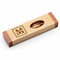 Split Monogram Theme Personalized Maple & Rosewood Engraved Pen and Box