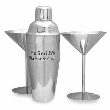Stainless Steel 3 Piece Martini Set - Discontinued