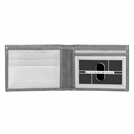 Stainless Steel Bifold Wallet with ID Window by Stewart Stand - Discontinued