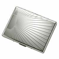 Starburst Design Single Sided Cigarette Case for Kings and 100s