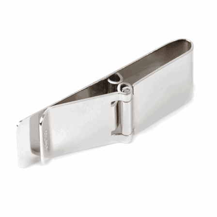 Sterling Silver Engraved Money Clip with Oval Engraving Shield - Discontinued