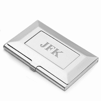 The Frame Engraved Steel Business Card Holder - Discontinued