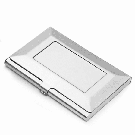 The Frame Engraved Steel Business Card Holder - Discontinued