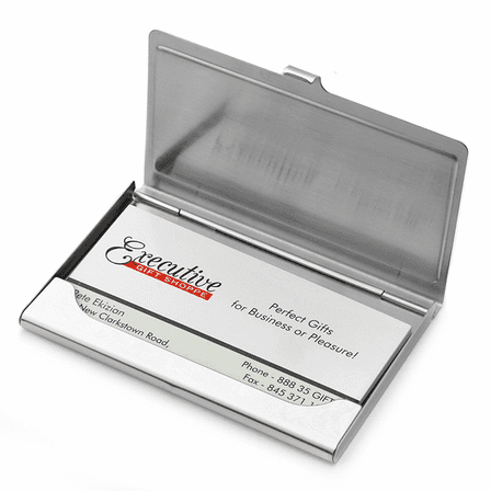 The Frontier Stainless Steel Business Card Case