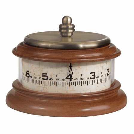 Tolland Rotating Time Disk Desk Clock by Bulova - Discontinued