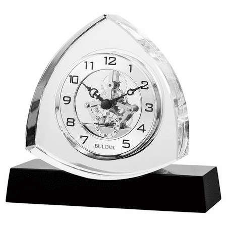 Trident Personalized Tabletop Clock by Bulova