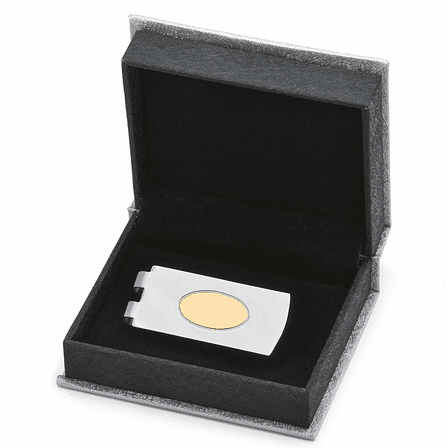 TuTone EngravedSpring Loaded Money Clip