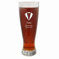 Tuxedo Theme  22 Ounce Grand Pilsner Glass