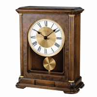 Vanderbilt Personalized Mantel Clock with Pendulum by Bulova
