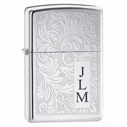 Venetian High Polish Chrome Zippo Lighter