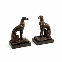 Whippet Dog Bookends