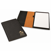 World's Best Boss Black Leatherette Mini Portfolio