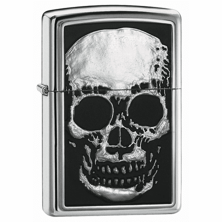 X-Ray Emblem High Polish Chrome Zippo Lighter - Discontinued