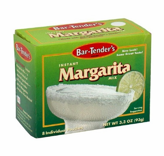 * Bar-Tender's Instant Margarita Cocktail Mix 3.3 oz. (2 Boxes)