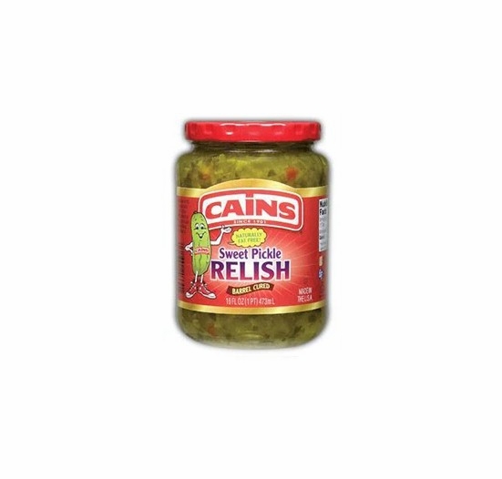 Cains Sweet Pickle Relish 16 oz.
