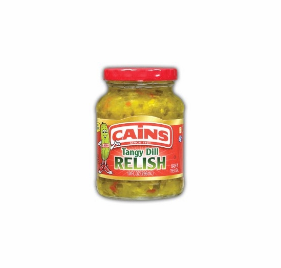Cains Tangy Dill Relish 10 oz.