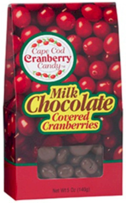 Cape Cod Cranberry Milk Chocolate Cranberries 5 oz. Cape Cod Cranberry Milk Chocolate Cranberries 5 oz.