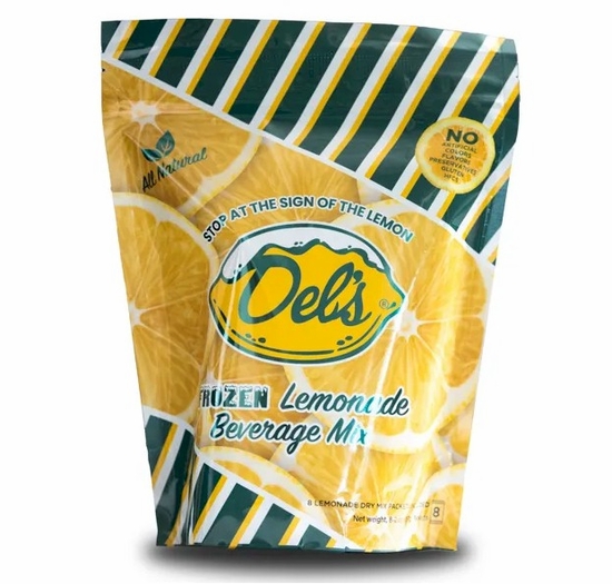 Del's Frozen Lemonade Beverage Mix 8packets