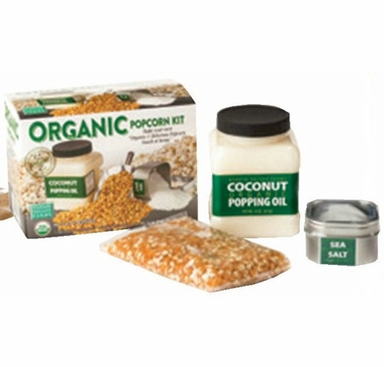Do It Yourself Organic Popcorn Set