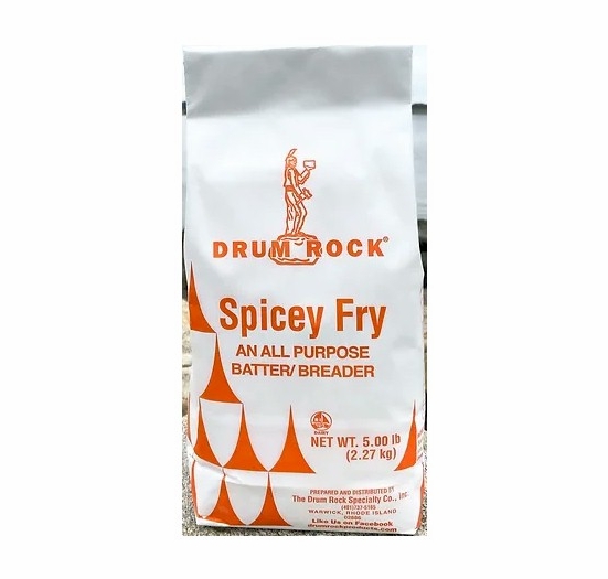 Breader Sack Drum Rock Products Spicey Fry Batter/Breader 5 lb Bag