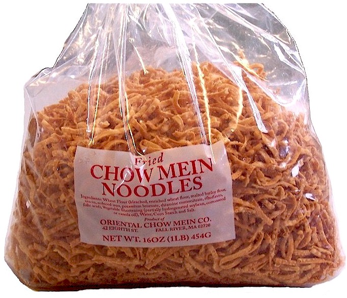 Fried Chow Mein Noodles 1LB Bag by Oriental Chow Mein Co.