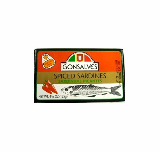 Gonsalves Spiced Sardines 4.2 oz. (2 Pack)