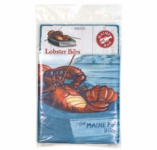Maine Man Lobster Bibs, Set of 12