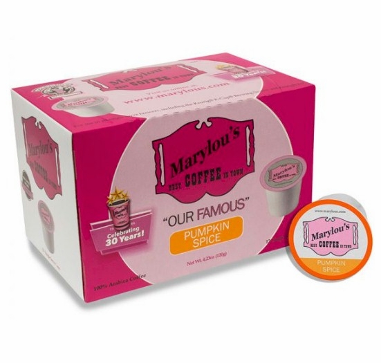 Marylou's Pumpkin Spice Coffee Single Serve Cups - 12 Count