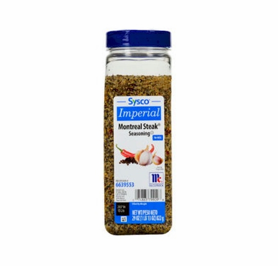 McCormick Montreal Steak Seasoning Imperial Sysco 29 oz.