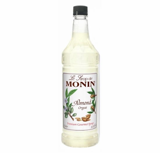 Monin Almond (Orgeat) Premium Gourmet Syrup 33.8 oz.