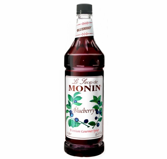 Monin Blueberry Premium Gourmet Syrup 33.8 oz.