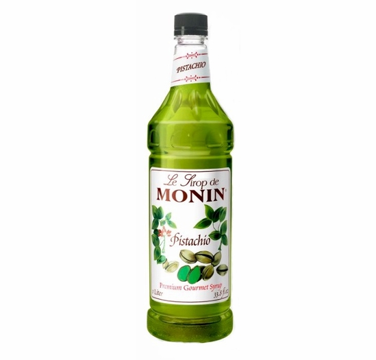 Monin Pistachio Premium Gourmet Syrup 33.8 oz.