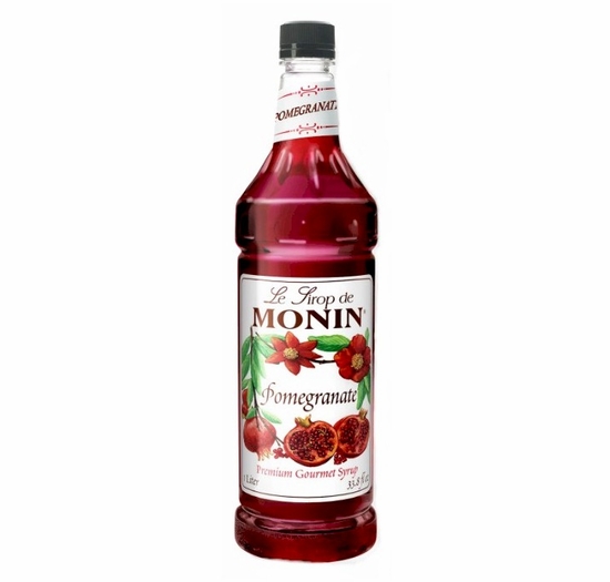 Monin Pomegranate Premium Gourmet Syrup 33.8 oz.