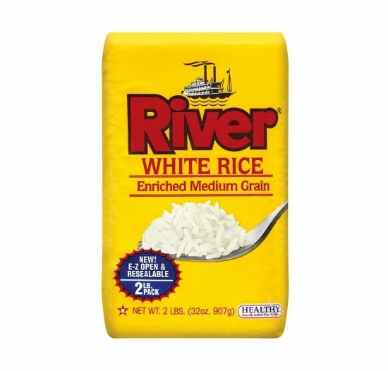 River White Rice Enriched Medium Grain 2lbs.